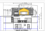 Vorbereitetes Bauprojekt: einzigartiger Panoramablick– Bauplatz mit Bodenplatten, Keller, Anschlüsse - Vorderansicht