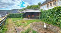 Gepflegtes Ein- bis Zweifamilienhaus mit Garten und Blick auf Weinberge und Mosel in Briedel - Garten und Terrasse