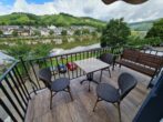 Sechs Ferienapartments mit gut ausgestattetem Restaurant mit Moselblick in zentraler Lage von Zell (Mosel) - Balkon