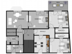 Toplage an der Mosel: Gepflegtes Wohn- und Ferienhaus mit 4 Apartments und Betreiberwohnung - DG