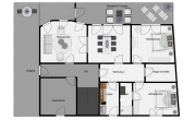 Toplage an der Mosel: Gepflegtes Wohn- und Ferienhaus mit 4 Apartments und Betreiberwohnung - EG