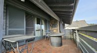 Schönes Blockhaus mit großem Garten, Garage und 2 Balkonen in ruhiger Hunsrücklage - Balkon