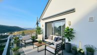 Hochwertige energieeffiziente ETW mit Fernblick in Trier-Mertesdorf - Erstbezug - Gestaltungsvorschlag Terrasse