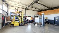 Wohnen und Arbeiten auf großem Grundstück in Beuren - Große Halle mit Wohnhaus, 3 Garagen und Garten - Werkstatt
