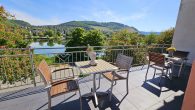 Toplage an der Mosel: Gepflegtes Wohn- und Ferienhaus mit 4 Apartments und Betreiberwohnung - Ausblick vom Balkon