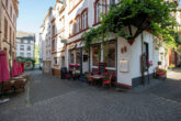Restauriertes Fachwerkhaus im Jugendstil mit drei Wohnungen und Gastronomie in Zeller Altstadt - Vorderansicht