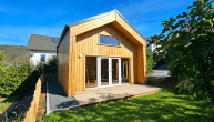 Kleine Perle in Mesenich an der Mosel - Modernes Tinyhouse mit Garten u Terrasse in idyllischer Lage - Vorderansicht