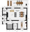 Perfektes Einfamilienhaus mit Garten und Garage - EG  Gestaltungsvorschlag