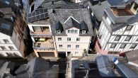 Großes Einfamilienhaus mit 2 Terrassen, Weinbergblick und Doppelgarage inmitten der Zeller Altstadt - Blick von oben